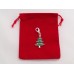 Christmas Tree Clip on Charm in Red Gift Bag